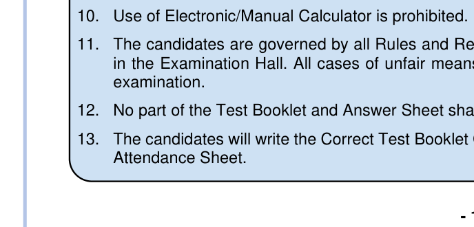 Question 10 as printed in the NEET 2022 booklet