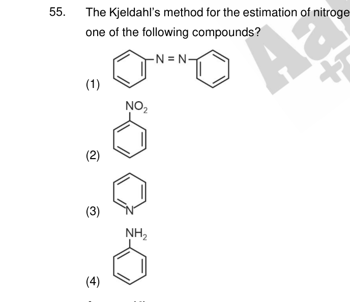Question 55 as printed in the NEET 2022 booklet