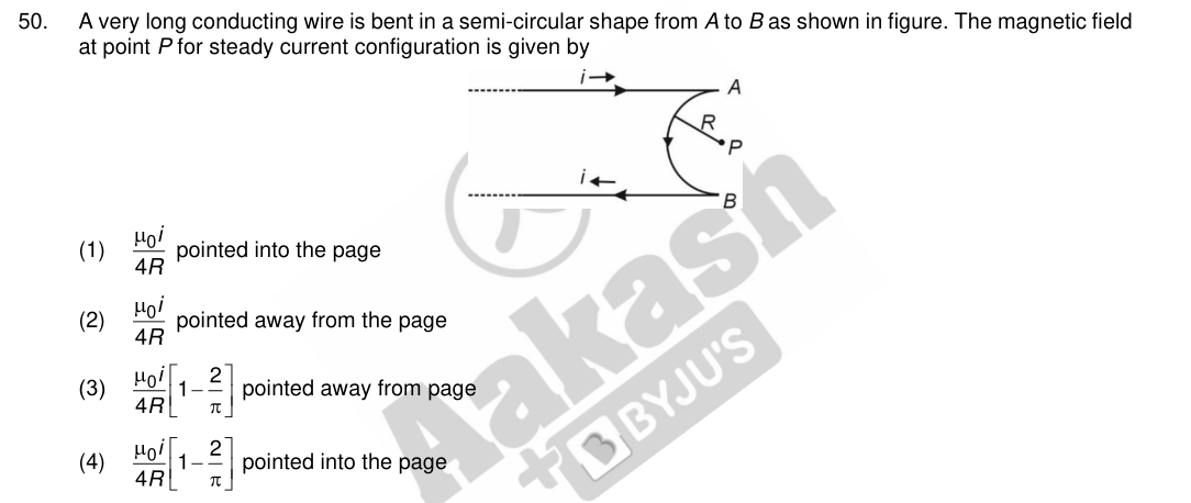 Question 50 as printed in the NEET 2023 booklet