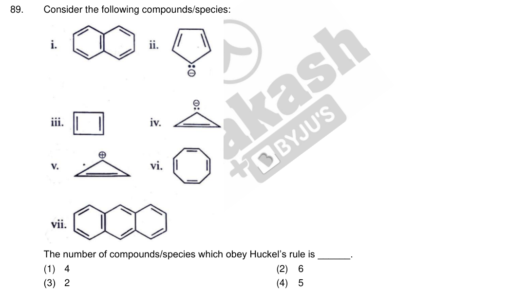 Question 89 as printed in the NEET 2023 booklet