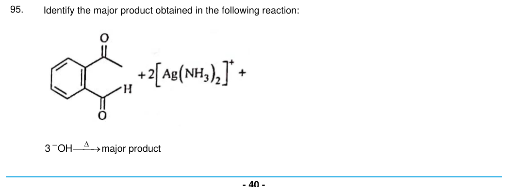 Question 95 as printed in the NEET 2023 booklet