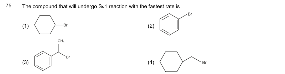 Question 75 as printed in the NEET 2024 booklet