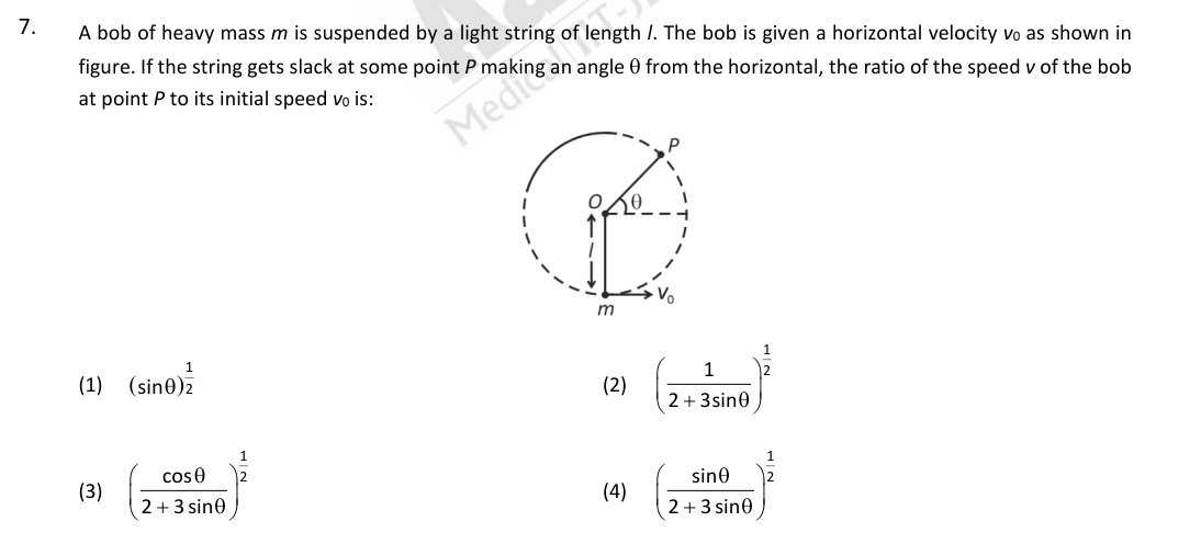 Question 7 as printed in the NEET 2025 booklet