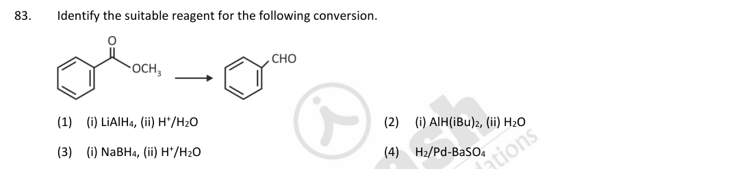 Question 83 as printed in the NEET 2025 booklet